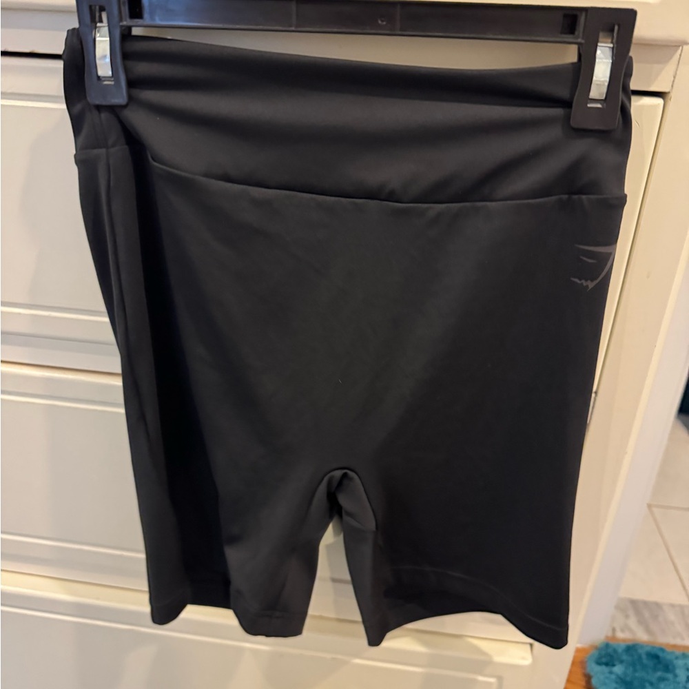 Gymshark Black Bike Shorts Athletic Stretch